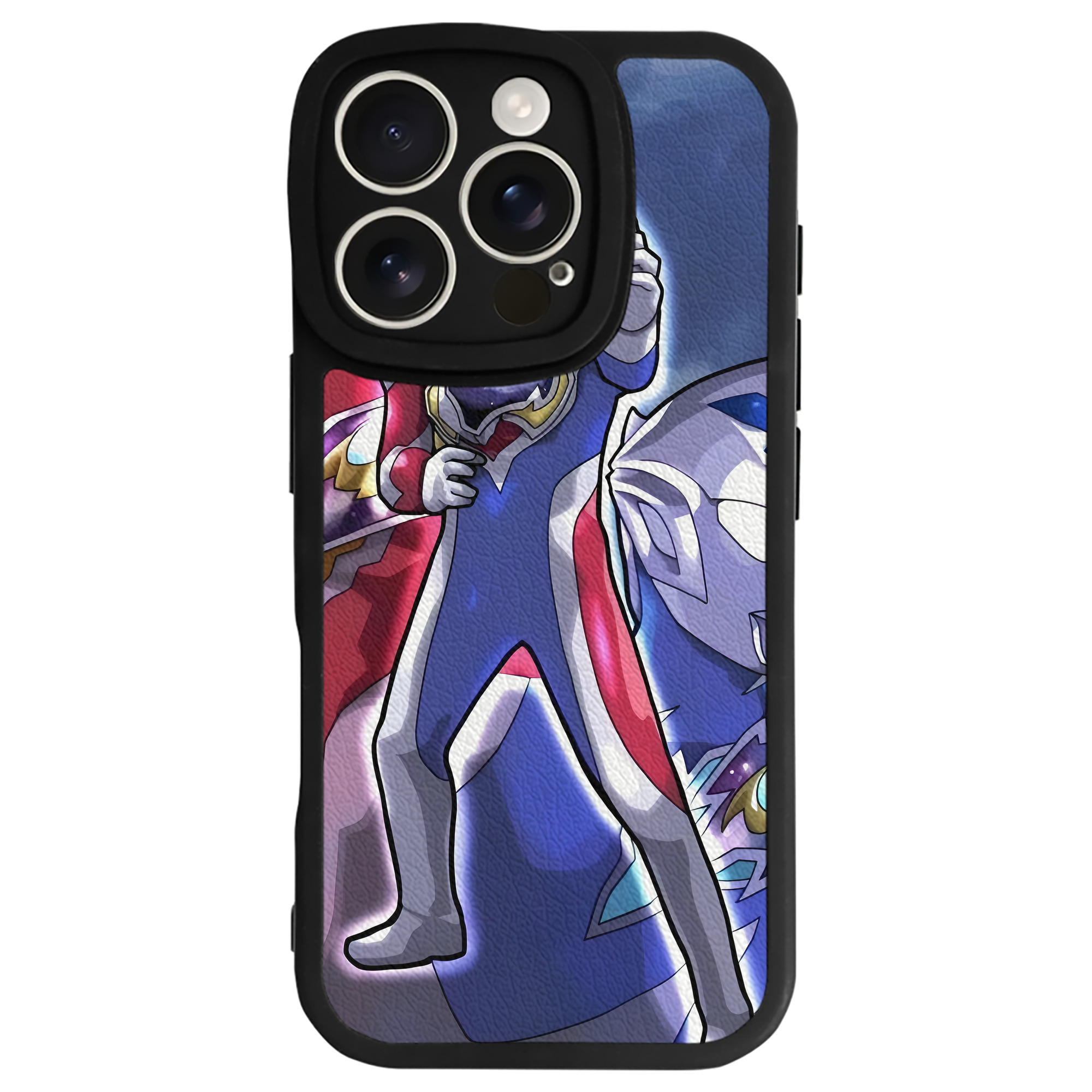 （画像用） ウルトラマン Ultraman 【iPhone 16シリーズ対応】シリコンスマホケース（レザー調） 材質：シリコン
